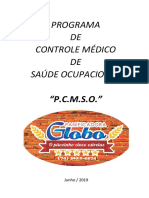 PCMSO PROGRAMA CONTROLE MÉDICO SAÚDE OCUPACIONAL