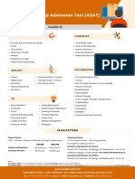 ASAT Classwise Syllabus & Pattern