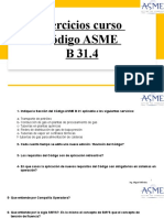 Código ASME B 31.4: Ejercicios sobre transporte de petróleo y gas