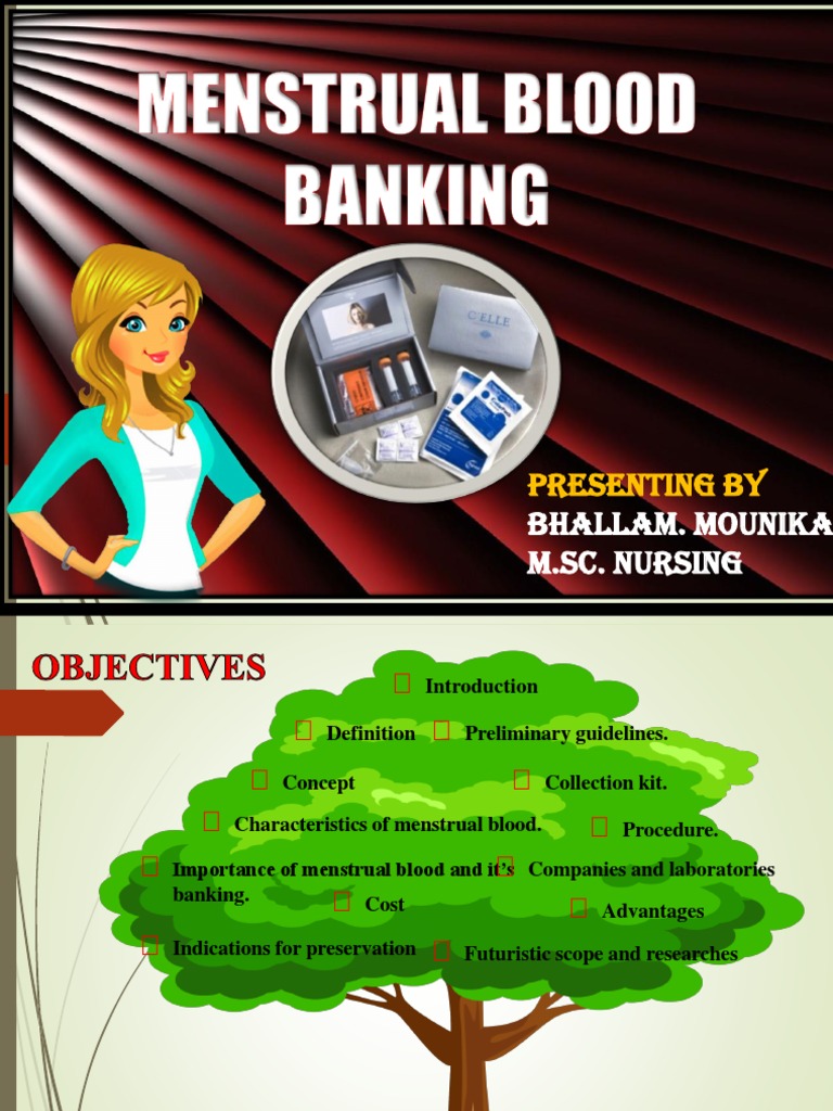 Menstrual Blood Banking PDF Stem Cell Menstruation