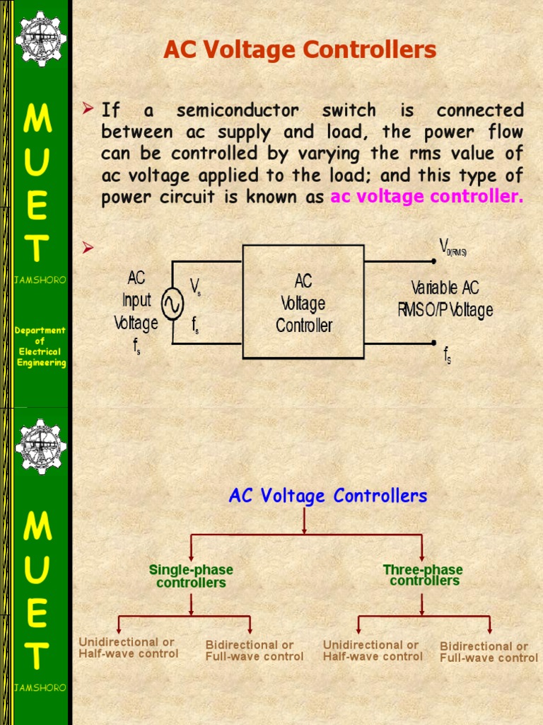 AC Voltage Controller | PDF | Alternating Current | Rectifier