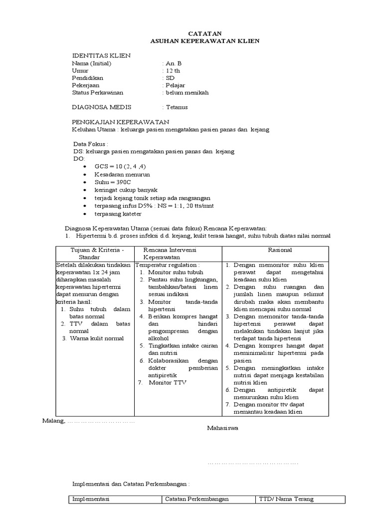 Kasus Askep | PDF