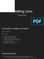 Advanced 4 DIY Linux Post-Install
