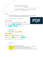 Reporte Práctica No2 Reacciones Ionicas