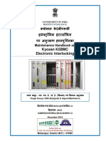 Maintenance Handbook On Kyosan K5BMC Electronic Interlocking