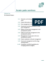 Section 11: Acute Pain Services: Edited by