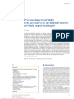 Prise en Charge Respiratoire de La Personne Avec Une Infirmité Motrice Cérébrale Ou Polyhandicapée