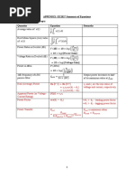 EE2027 - Consolidated List of Equations (Final Exam)