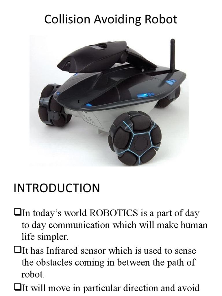 Collision Avoiding Robot | PDF