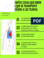 Cinco Importantes Cosas Que Deben Suceder para Que Se Transporte Suficiente Oxígeno A Los Tejidos