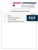 Test Procedure - Busbar