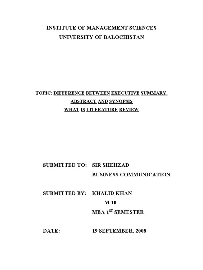Whats Difference Between Executive >> Difference Between Executive Summary Abstract And Synopsis Whats Difference Between Executive >> Difference Between Executive Summary Abstract And Synopsis