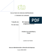 El Mercado de Las Criptomonedas. Análisis de Rentabilidad y Riesgo. Autor Leandra Caro Padrón