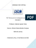 Actividad 1 Técnicas de La Investigación-Mónica