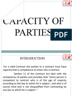 Capacity of Parties