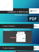 Cadastro e Matrícula - Metodologia Impressa PDF
