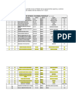 Listado de semovientes para servicio de estadio del 16-11-2021