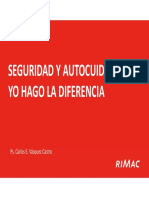 Seguridad y Autocuidado, Yo Hago La Diferencia