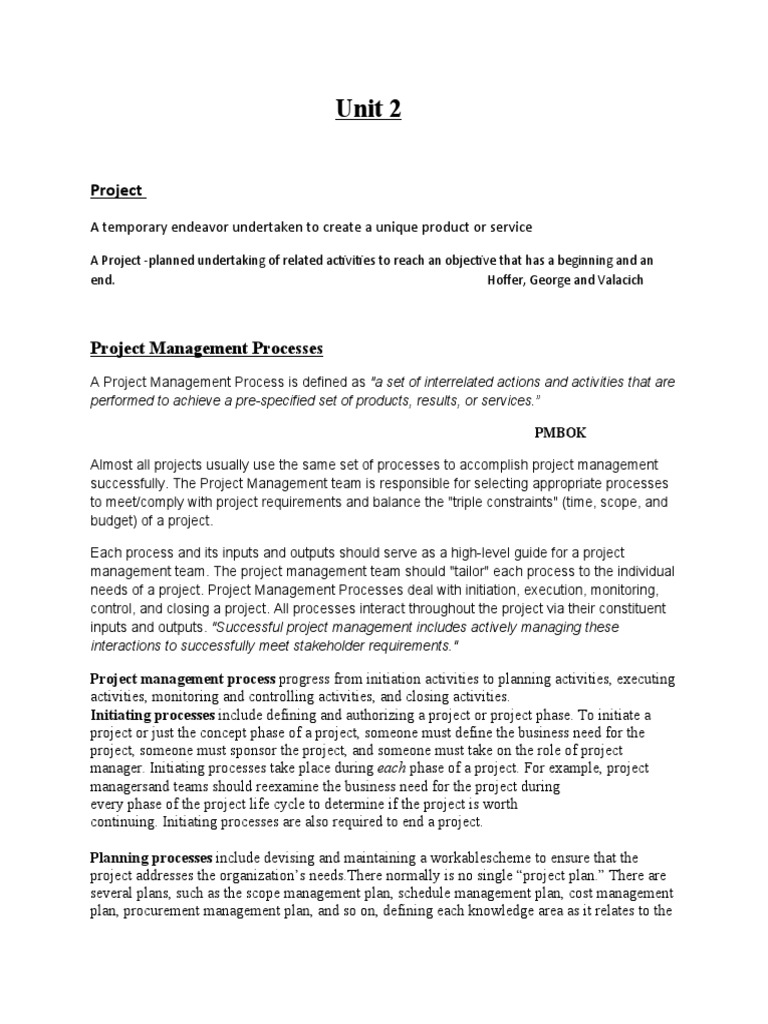 Project Mgmt. Process | PDF | Project Management | Risk Management