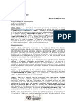 Disposición Fiscal N.º Uno 20 AGO 2021. INGRESO #432-2021. Segunda Fiscalía Provincial Prevención Lima. Caso ONCOSALUD MIRAFLORES. 4 Págs