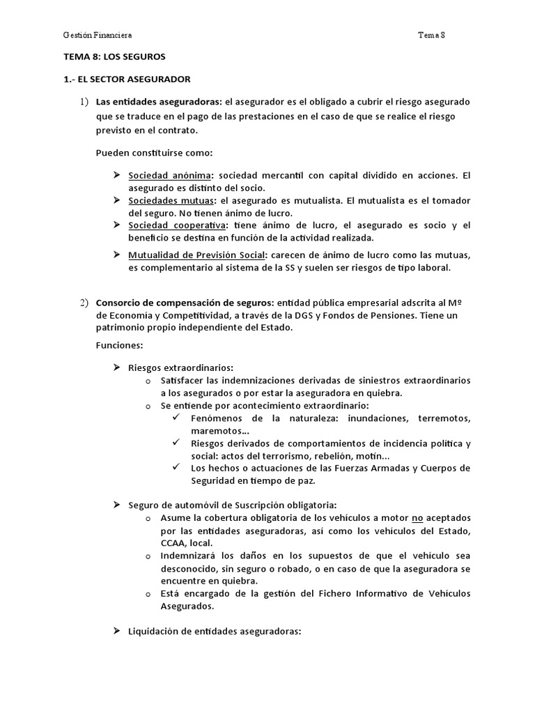 Introducción al Sector Asegurador | PDF | Seguro | Póliza de seguros