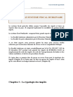 Cours de Fiscalité Approfondie