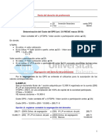 Ejemplo 5 - Coste, Venta y Segregación DPS