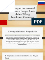 Hubungan Indonesia Rusia Pertahanan