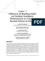 Influence of Reading Habit On Student Academic Performance in A Senior Second School in Ibadan