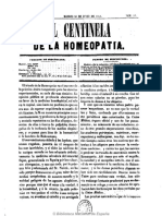 El Centinela de La Homeopatía. 20-6-1851, N.º 20