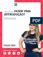 AULA 7 - Redação - Como Fazer Uma Introdução - Profa. Pamba