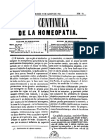 El Centinela de La Homeopatía. 10-8-1851, N.º 25