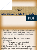 ABRAHAM Y MELQUISEDEC