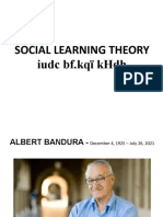 Social Learning Theory