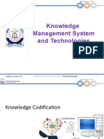 Knowledge Management System and Technologies: Department of Computer Science