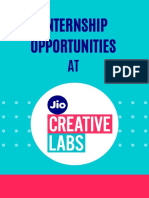 Jio Creative Labs JD Interns