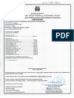 CRS Dermagran-B Hydrophilic Wound Dressing, Gel Tubo, Registro Sanitario No. PS2017-0023-Cert Reg. CORREGIDO