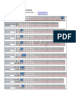 Calendario de Gestación 60 Días