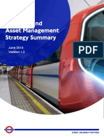 London Underground Asset Management Strategy Summary: June 2016