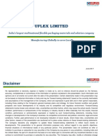 Uflex Investor Presentation FY17