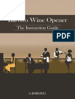 Barvivo Wine Opener Instructions Guide