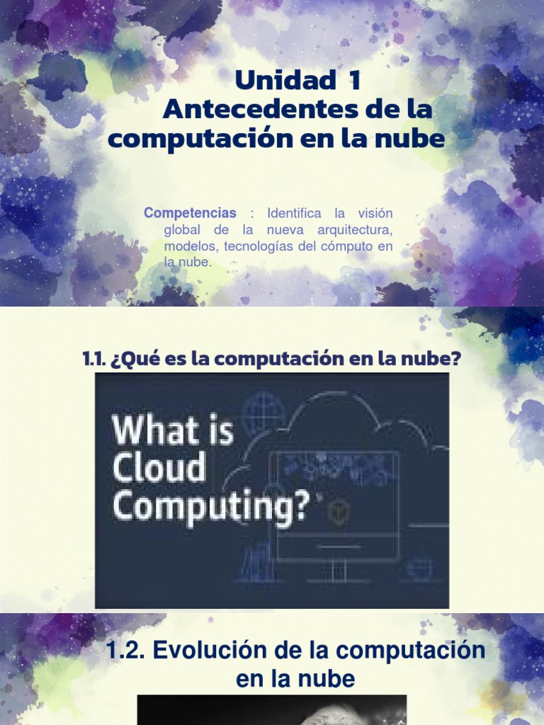 Historia de la Computación en la Nube | PDF | Computación en la nube ...