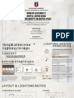 Formative Assessment 8: Hospital Lighting Design Lighting Concepts For Hospital Spaces