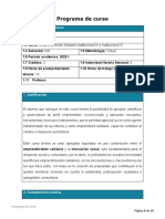 PROGRAMA DEL CURSO