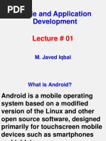 Android Development Slides Lec 01 GCUF