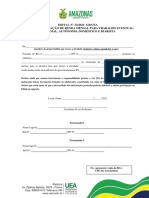 EDITAL #32/2021-GR/UEA Anexo 9 - Declaração de Renda Mensal para Trabalho Eventual, Informal, Autônomo, Doméstico E Diarista