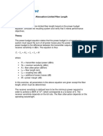 Act 2. Attenuation-Limited Fiber Length