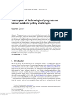 Goos (2018) - The Impact of Technological Progress On Labour Markets Policy Challenges