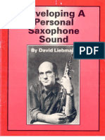 David Liebman Developing a Personal Saxophone Soundpdf