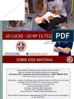 LEI LUCAS - LEI #13.722/18: Instrutor Ednei Fernando